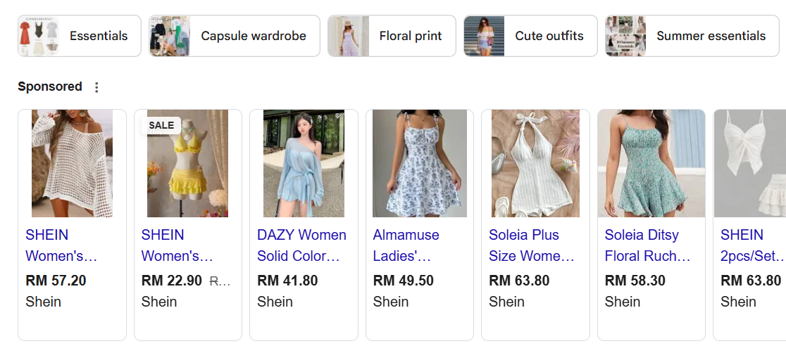 Google shopping ads