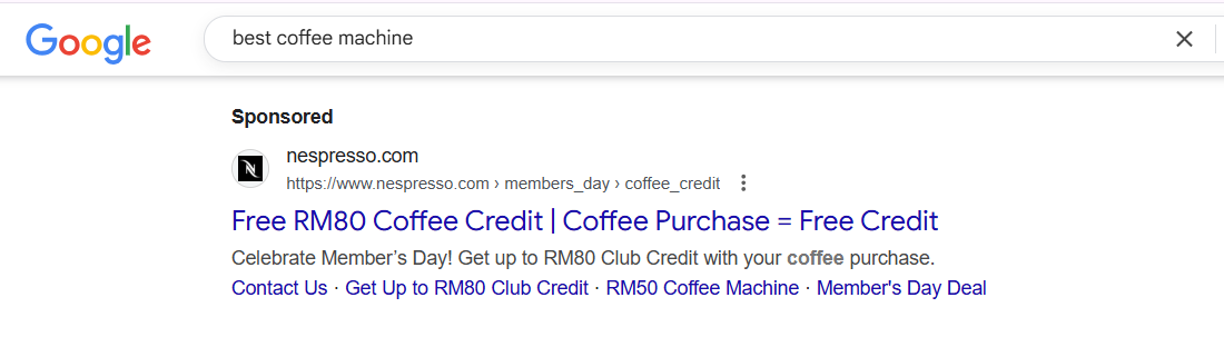 search ads